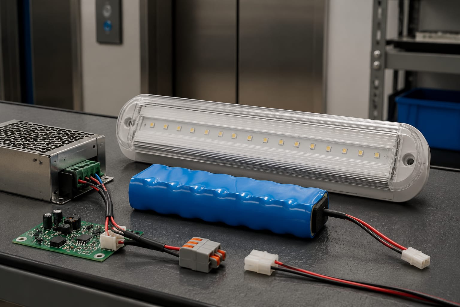 Luz de emergencia en elevadores: prueba y reparación