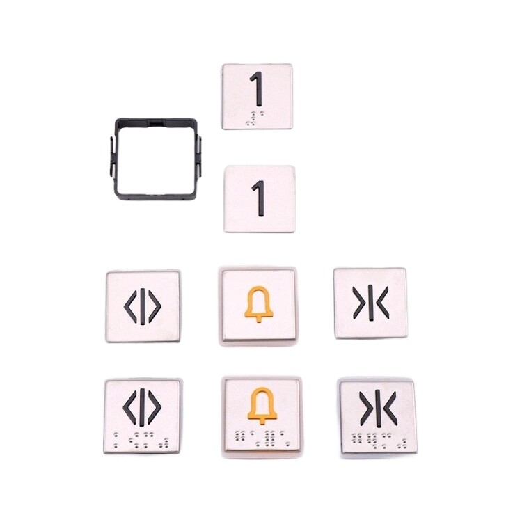 Botones del panel de control Word para ascensor 5200