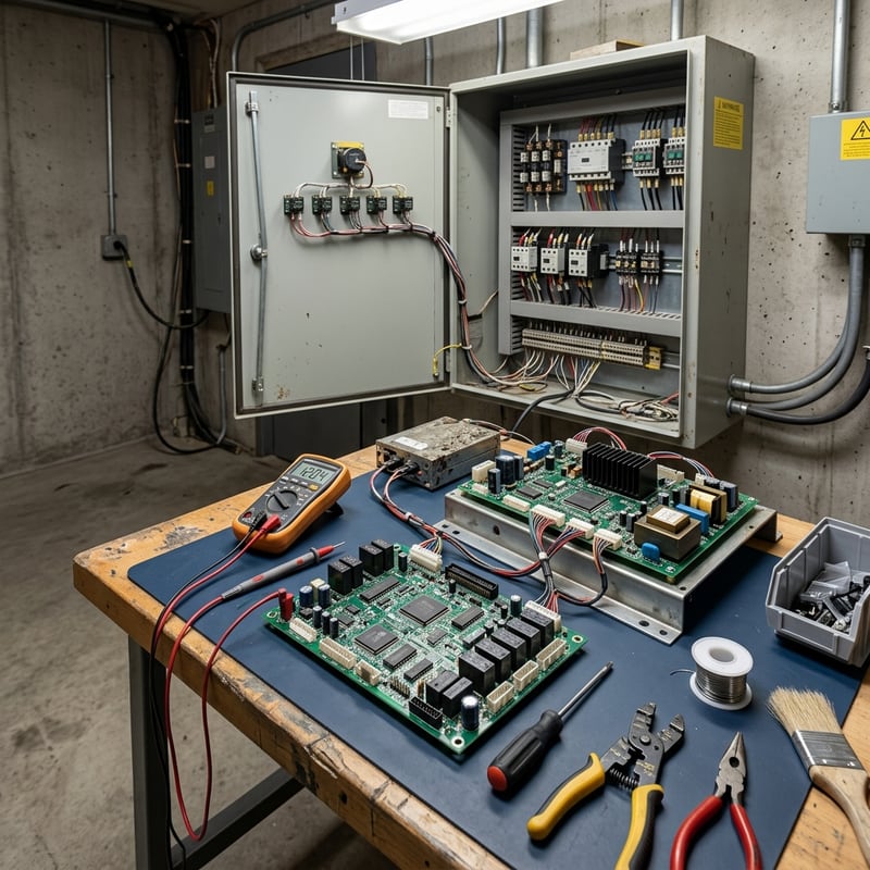 Instalación de la placa P1 Mitsubishi KCD-701C